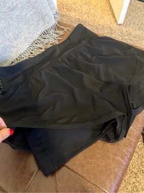 SPANX Black Women's Athletic Layered Shorts
